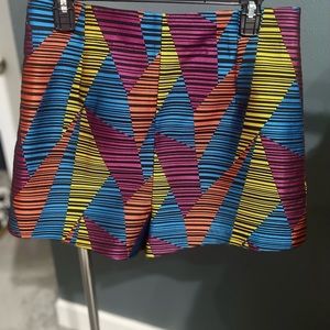 BCBG High waist, colorful shorts. In great condition, worn twice.